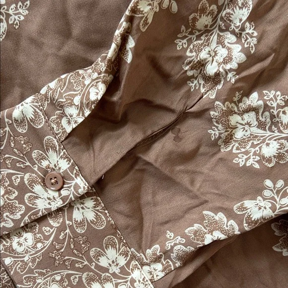Hyacinth house Brown Floral Long Dress - Picture 3 of 4
